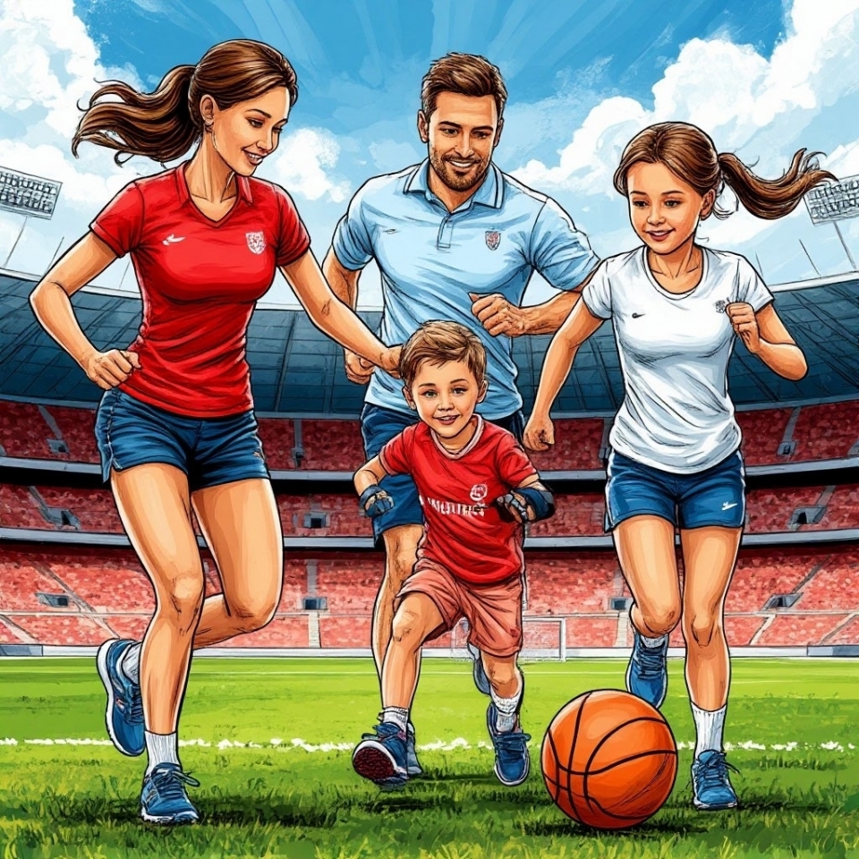 Районный конкурс «Мама, папа, я — спортивная семья» приглашает участников